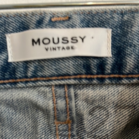 Authentic Moussy Women's Jeans Size 27 Japanese Denim Straight Leg Mid Rise - Picture 5 of 10